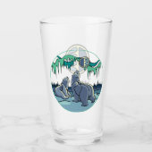 Beer Glass Northen Lights Beer Glass Personeel Glas (Voorkant)