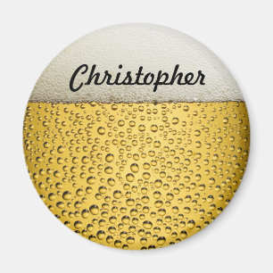 Beer Glass Personaliseer Foto Magneet