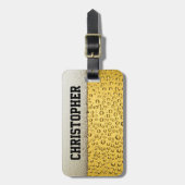 Beer Glass Personaliseren Bagagelabel (Voorkant verticaal)