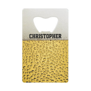 Beer Glass Personaliseren Creditkaart Flessenopener