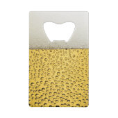 Beer Glass Personaliseren Creditkaart Flessenopener (Achterkant)