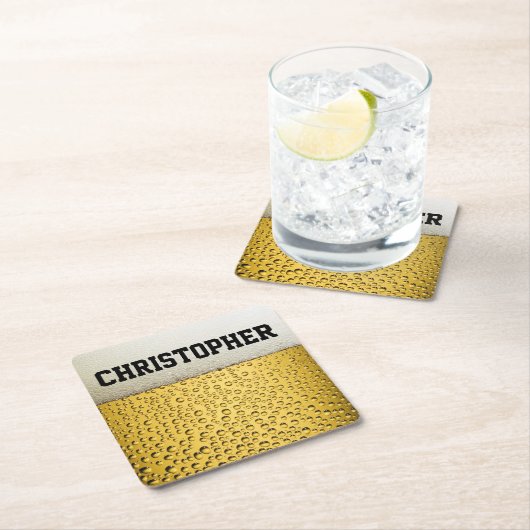 Beer Glass Personaliseren Kartonnen Onderzetters (Insitu)
