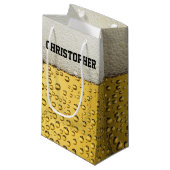 Beer Glass Personaliseren Klein Cadeauzakje (Voorkant Gekanteld)