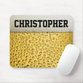 Beer Glass Personaliseren Muismat (Met muis)