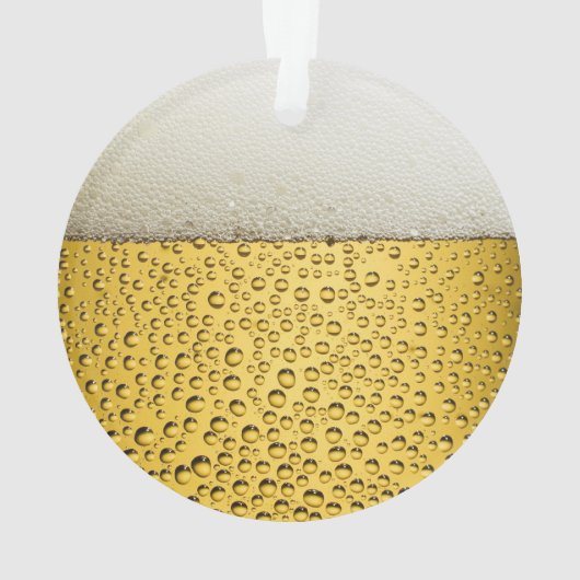 Beer Glass Personaliseren Ornament (achterkant)