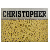 Beer Glass Personaliseren Snijplank (Voorkant)