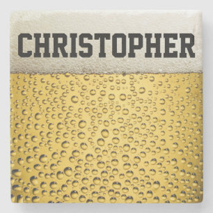 Beer Glass Personaliseren Stenen Onderzetter