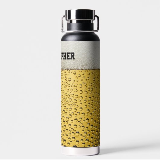 Beer Glass Personaliseren Waterfles (Achterkant)