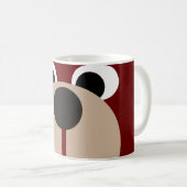 Beer glimlachen koffiemok (Voorkant rechts)