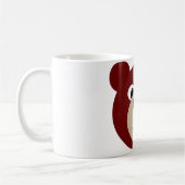 Beer glimlachen koffiemok (Links)