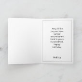 Beer glimlachen / persoonlijke Kaart op de verjaar (Binnen)