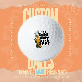 Beer Golf Joke: It's a Bad Day to Be a Beer Golfballen