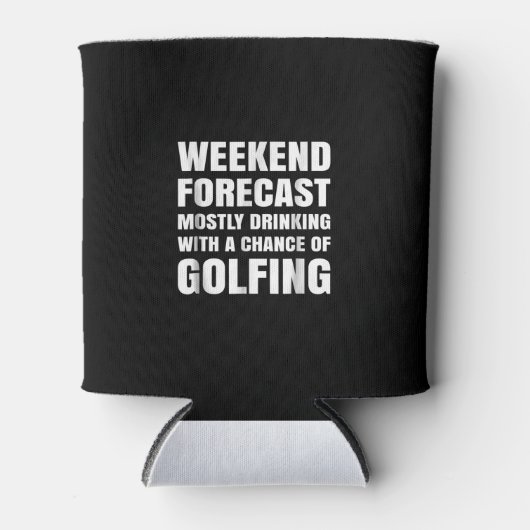 Beer Golf, Wine Golf, Golf Drink Gift Blikjeskoeler (Voorkant)