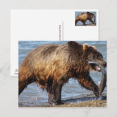 Beer Gone Fishing briefkaart (Voorkant / Achterkant)