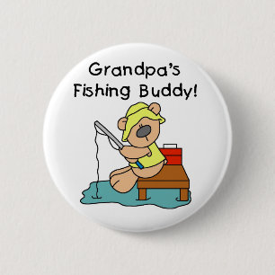 Beer Grandpas Vissen Buddy Ronde Button 5,7 Cm