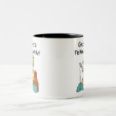 Beer Grandpas Vissen Buddy Tweekleurige Koffiemok (Center)