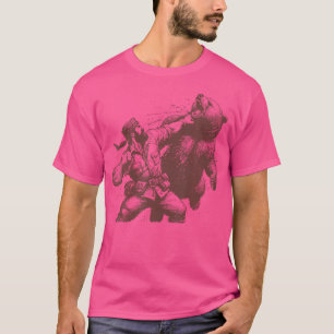 Beer Grappig Man Ponsen Beer Retro  Jagen T-shirt