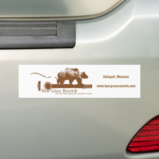 Beer Grass Records Bumpersticker (Op auto)