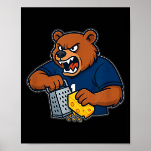 Beer Grating Kaas Grappig Poster
