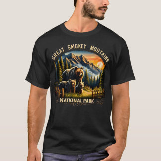 Beer Great Smokey Mountains National Park Zwart T-shirt