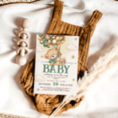 Beer Green Balloons Baby shower Kaart