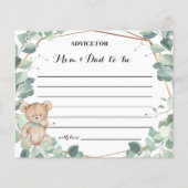 Beer Greenery Advice for Mam-to-be Shower Card Flyer (Voorkant)