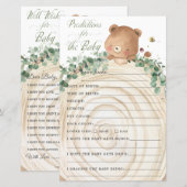 Beer Greenery Baby Voorspellingen & wensen voor Ba (Voorkant / Achterkant)