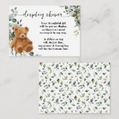 Beer Greenery-beeldscherm Geen opbergschoenen Informatiekaartje (Voorkant / Achterkant)