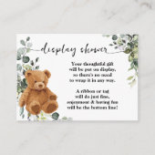 Beer Greenery-beeldscherm Geen opbergschoenen Informatiekaartje (Voorkant)