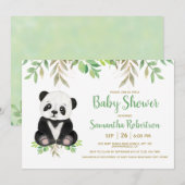 Beer Greenery Gender Neutral Baby shower Kaart (Voorkant / Achterkant)