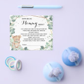 Beer Greenery How Big is Mam's Belly Shower Card Flyer (Enkel)