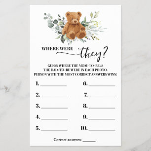 Beer Greenery, waar waren ze de Kaart van het Spel