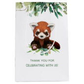 Beer Greenery Waterverf Neutraal Baby shower Favor Medium Cadeauzakje (Voorkant)