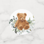 Beer Griekenland Eucalyptus Baby shower Confetti (Kleine voorkant)