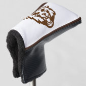 Beer Grizzly Brown Rustic Woodland Folk Animals Golfheadcover (3/4 voorkant)