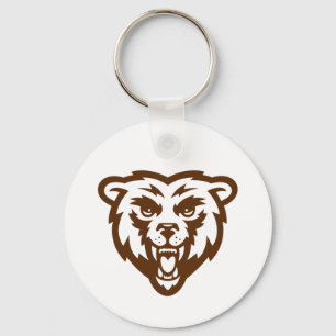 Beer Grizzly Brown Rustic Woodland Folk Animals Sleutelhanger