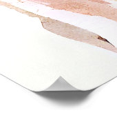 Beer Grizzly Wilde Natuur Dierlijke Kleuren Schild Poster (Hoek)