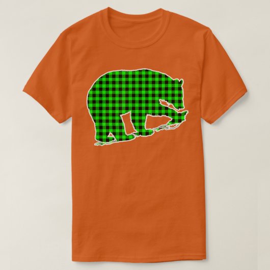 Beer Groen speldenvlees T-shirt (Design voorkant)