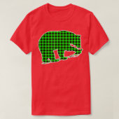 Beer Groen speldenvlees T-shirt (Design voorkant)