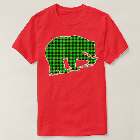 Beer Groen speldenvlees T-shirt (Design voorkant)