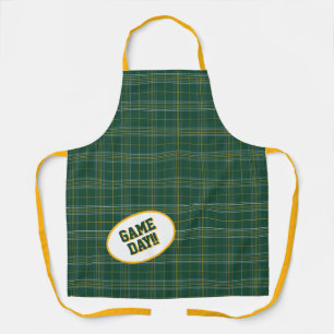 Beer Groene en gouden speldag Schort