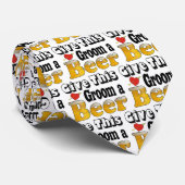 Beer Groom Stropdas (Opgerold)