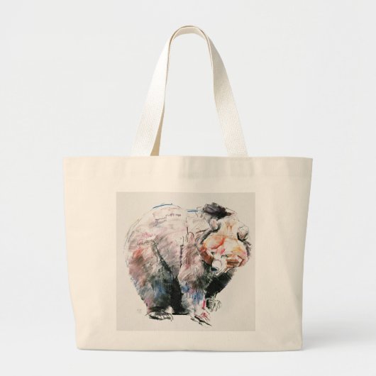 Beer Grote Tote Bag (Voorkant)