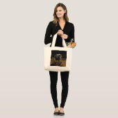 Beer Grote Tote Bag (Voorkant (model))