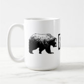 Beer Grunge Papa sinds 2014, zwart Koffiemok (Links)