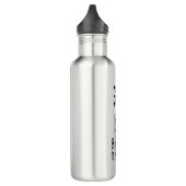 Beer Grunge Papa sinds 2014, zwart Waterfles (Links)