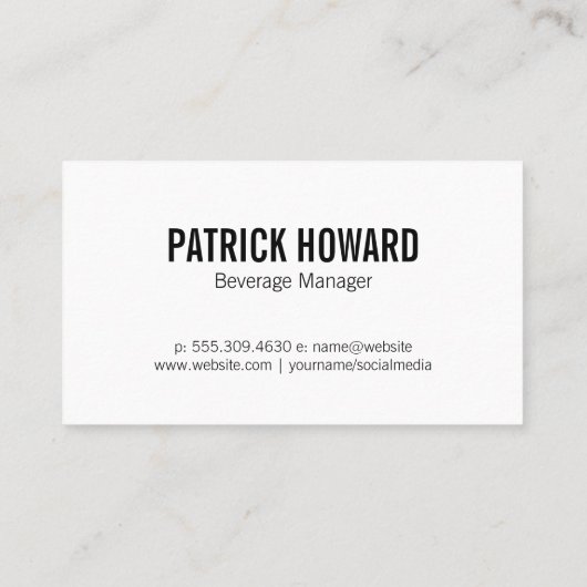 Beer | Grunge Scratch Metallic Background Visitekaartje (Achterkant)