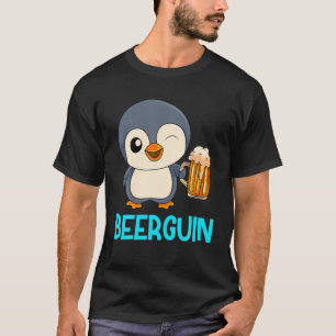 Beer Guin Beer Penguin Mannen Beer Vaderdag T-shirt