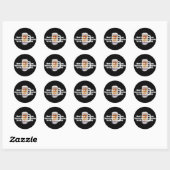 Beer Gut Ronde Sticker (Vel)