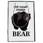 Beer Had ik eten geroken Grappige beer Medium Cadeauzakje (Voorkant)